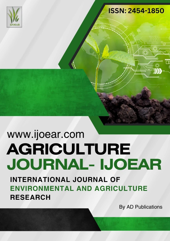 Agriculture Journal Cover Page